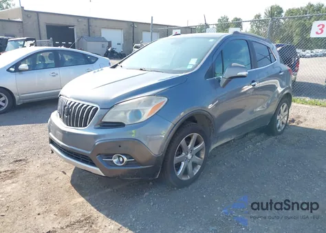 2014 Buick Encore Leather from USA, damaged, VIN KL4CJGSB5EB708476